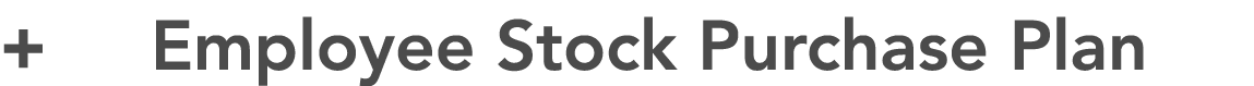 + Employee Stock Purchase Plan