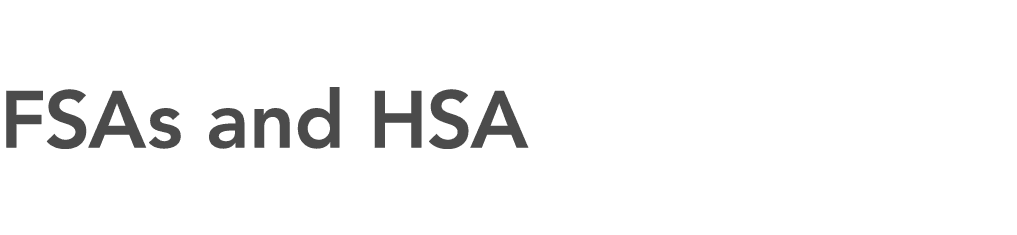 FSAs and HSA