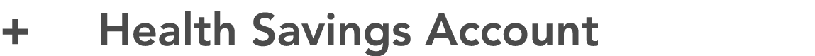 + Health Savings Account